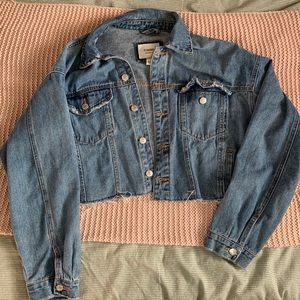 Forever 21 Cropped Jean Jacket